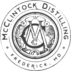 McClintock Distilling logo, craft distillery from Frederick, Maryland